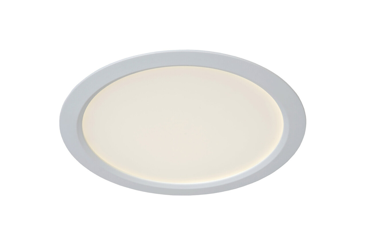 Lucide TENDO-LED - Plafonnière - Ø 22 cm - LED - 1x18W 3000K - Wit Lucide TENDO-LED - Plafonnière - Ø 22 cm - LED - 1x18W 3000K - Wit