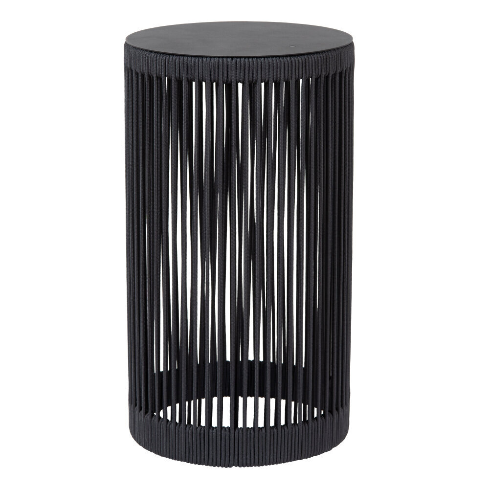 Lucide PINGI - Oplaadbare Vloerlamp Binnen/Buiten - Accu/Batterij - Ø 33,5 cm - LED 3 StepDim - 1x3W 3000K - IP44 - Zwart