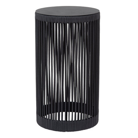 Lucide PINGI - Oplaadbare Vloerlamp Binnen/Buiten - Accu/Batterij - Ø 33,5 cm - LED 3 StepDim - 1x3W 3000K - IP44 - Zwart