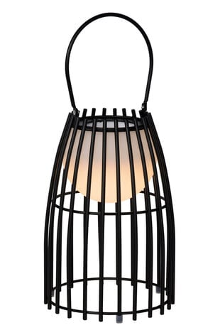 Lucide FJARA - Oplaadbare Tafellamp Binnen/Buiten - Accu/Batterij - Ø 17,5 cm - LED Dim to warm - 1x0,3W 3000K - IP44 - Zwart Lucide FJARA - Oplaadbare Tafellamp Binnen/Buiten - Accu/Batterij - Ø 17,5 cm - LED Dim to warm - 1x0,3W 3000K - IP44 - Zwart