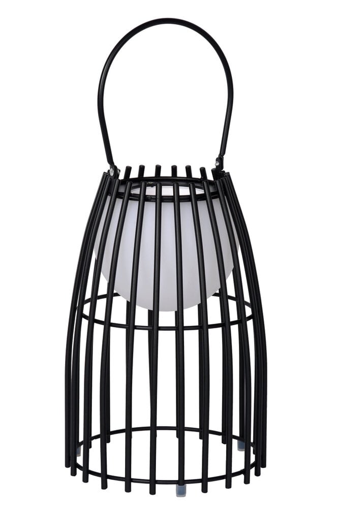 Lucide FJARA - Oplaadbare Tafellamp Binnen/Buiten - Accu/Batterij - Ø 17,5 cm - LED Dim to warm - 1x0,3W 3000K - IP44 - Zwart Lucide FJARA - Oplaadbare Tafellamp Binnen/Buiten - Accu/Batterij - Ø 17,5 cm - LED Dim to warm - 1x0,3W 3000K - IP44 - Zwart