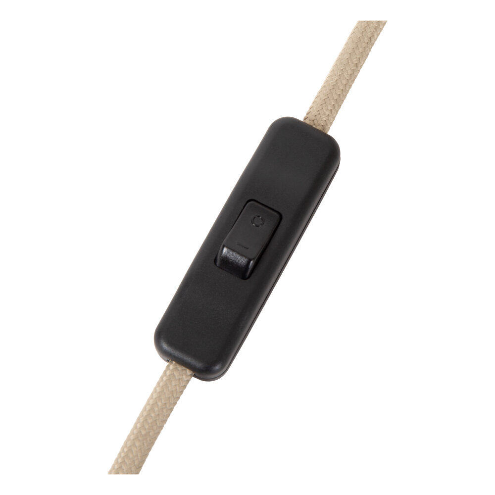 Lucide ALBANE - Tafellamp - Ø 12 cm - 1xE14 - Lichte houtlook - Essential