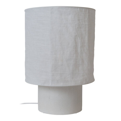 Lucide TISSAJA - Tafellamp - Ø 30 cm - 1xE27 - Wit - Essential Lucide TISSAJA - Tafellamp - Ø 30 cm - 1xE27 - Wit - Essential