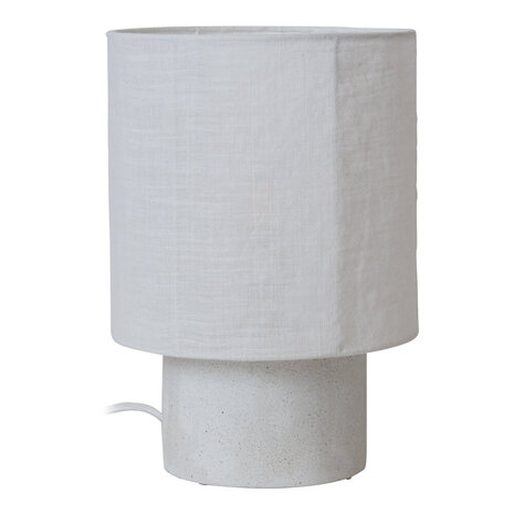 Lucide TISSAJA - Tafellamp - Ø 20 cm - 1xE14 - Wit - Essential Lucide TISSAJA - Tafellamp - Ø 20 cm - 1xE14 - Wit - Essential