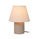 Lucide MACIA - Tafellamp - 1xE14 - Beige Lucide MACIA - Tafellamp - 1xE14 - Beige