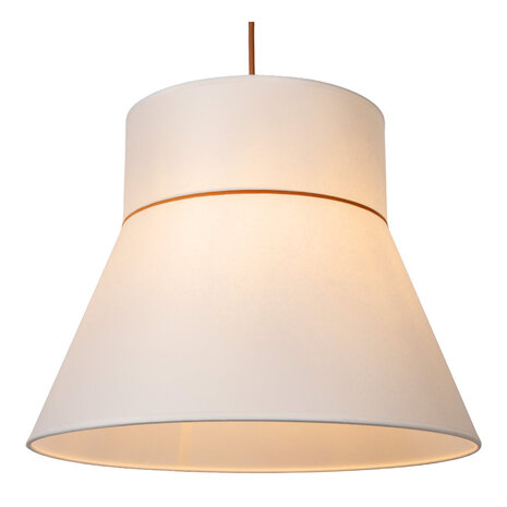 Lucide SCARLET - Hanglamp - 1xE27 - Beige - Essential Lucide SCARLET - Hanglamp - 1xE27 - Beige - Essential