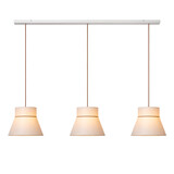 Lucide SCARLET - Hanglamp - 3xE27 - Beige - Essential Lucide SCARLET - Hanglamp - 3xE27 - Beige - Essential