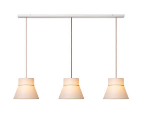 Lucide SCARLET - Hanglamp - 3xE27 - Beige - Essential