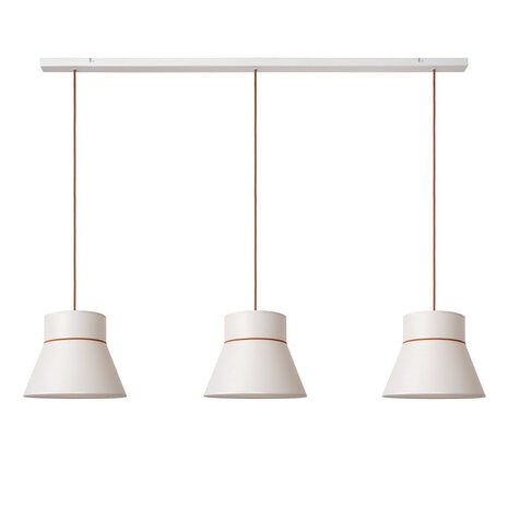 Lucide SCARLET - Hanglamp - 3xE27 - Beige - Essential