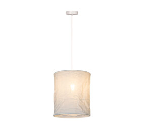 Lucide TISSAJA - Hanglamp - Ø 30 cm - 1xE27 - Wit - Essential