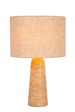 Lucide NIMUE - Tafellamp - Ø 30 cm - 1xE27 - Taupe Lucide NIMUE - Tafellamp - Ø 30 cm - 1xE27 - Taupe