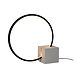 Lucide CIRKELIS - Tafellamp - Ø 32 cm - LED Dimb. - 1x6W 3000K - Zwart