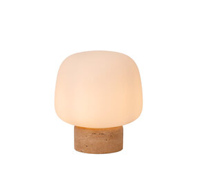Lucide ANSTON - Tafellamp - 1xE14 - Opaal Lucide ANSTON - Tafellamp - 1xE14 - Opaal