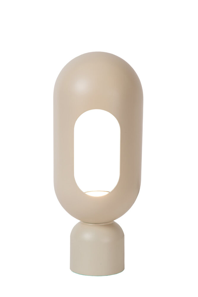 Lucide BARRIS - Tafellamp - 1xE27 - Taupe Lucide BARRIS - Tafellamp - 1xE27 - Taupe