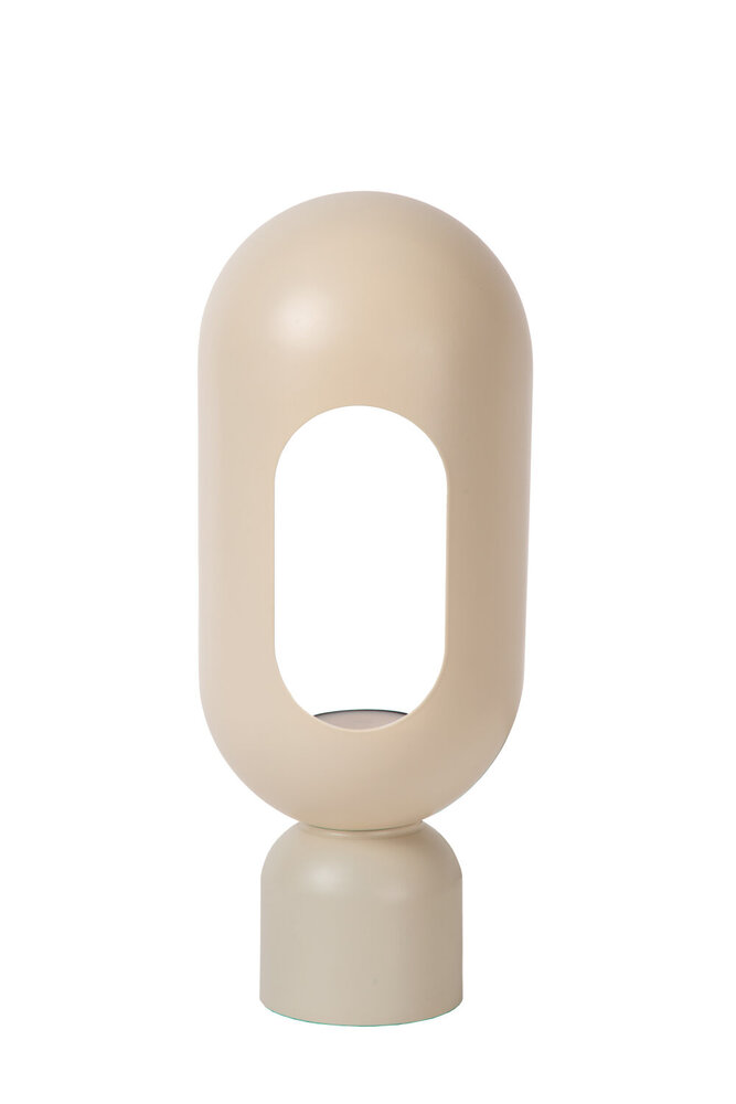 Lucide BARRIS - Tafellamp - 1xE27 - Taupe Lucide BARRIS - Tafellamp - 1xE27 - Taupe