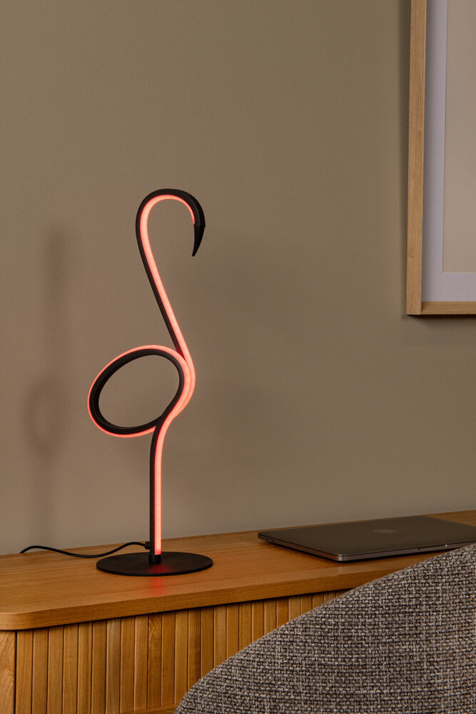 Lucide FLAMINGO - Tafellamp - LED Dimb. - RGB - Multicolor Lucide FLAMINGO - Tafellamp - LED Dimb. - RGB - Multicolor