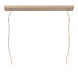 Lucide ELLIS - Hanglamp - 2xE27 - Taupe - Essential