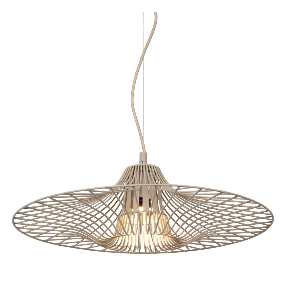 Lucide ELLIS - Hanglamp - Ø 50 cm - 1xE27 - Taupe - Essential Lucide ELLIS - Hanglamp - Ø 50 cm - 1xE27 - Taupe - Essential