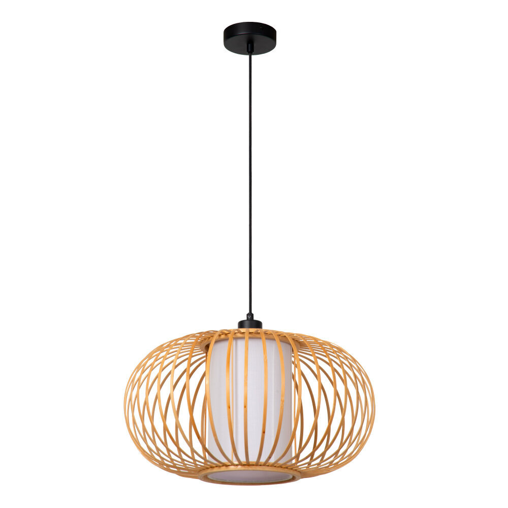 Lucide THULINE - Hanglamp - Ø 45 cm - 1xE27 - Lichte houtlook - Essential Lucide THULINE - Hanglamp - Ø 45 cm - 1xE27 - Lichte houtlook - Essential