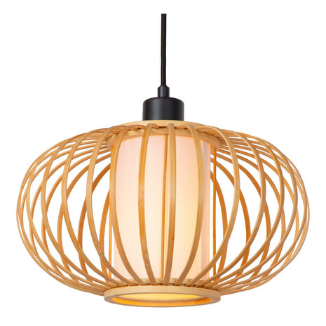 Lucide THULINE - Hanglamp - 1xE27 - Lichte houtlook - Essential Lucide THULINE - Hanglamp - 1xE27 - Lichte houtlook - Essential