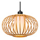 Lucide THULINE - Hanglamp - 3xE27 - Lichte houtlook - Essential