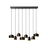 Lucide CHAYANNE - Hanglamp - 8xE14 - Zwart Lucide CHAYANNE - Hanglamp - 8xE14 - Zwart
