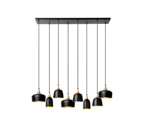 Lucide CHAYANNE - Hanglamp - 8xE14 - Zwart Lucide CHAYANNE - Hanglamp - 8xE14 - Zwart