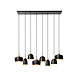 Lucide CHAYANNE - Hanglamp - 8xE14 - Zwart