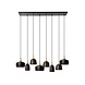Lucide CHAYANNE - Hanglamp - 8xE14 - Zwart