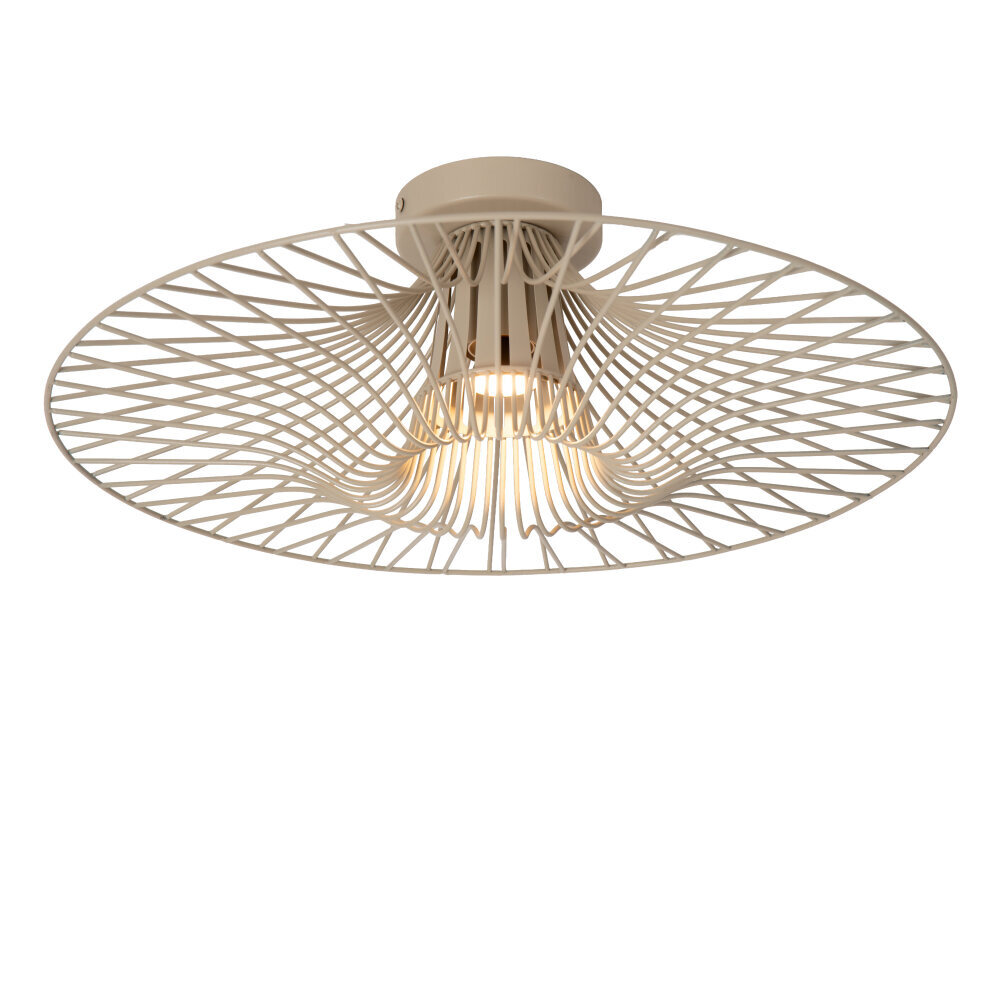 Lucide ELLIS - Plafonnière - Ø 50 cm - 1xE27 - Taupe - Essential Lucide ELLIS - Plafonnière - Ø 50 cm - 1xE27 - Taupe - Essential