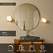 Lucide DAVY - Wandlamp Badkamer - 1xG9 - IP44 - Grijs Lucide DAVY - Wandlamp Badkamer - 1xG9 - IP44 - Grijs