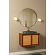 Lucide DAVY - Wandlamp Badkamer - 1xG9 - IP44 - Grijs Lucide DAVY - Wandlamp Badkamer - 1xG9 - IP44 - Grijs