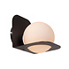 Lucide DAVY - Wandlamp Badkamer - 1xG9 - IP44 - Zwart Lucide DAVY - Wandlamp Badkamer - 1xG9 - IP44 - Zwart