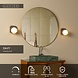 Lucide DAVY - Wandlamp Badkamer - 1xG9 - IP44 - Zwart Lucide DAVY - Wandlamp Badkamer - 1xG9 - IP44 - Zwart
