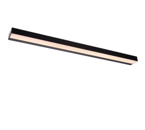 Lucide ALEXA - Wandlamp Badkamer - LED - 1x13W 2700K - IP44 - Zwart