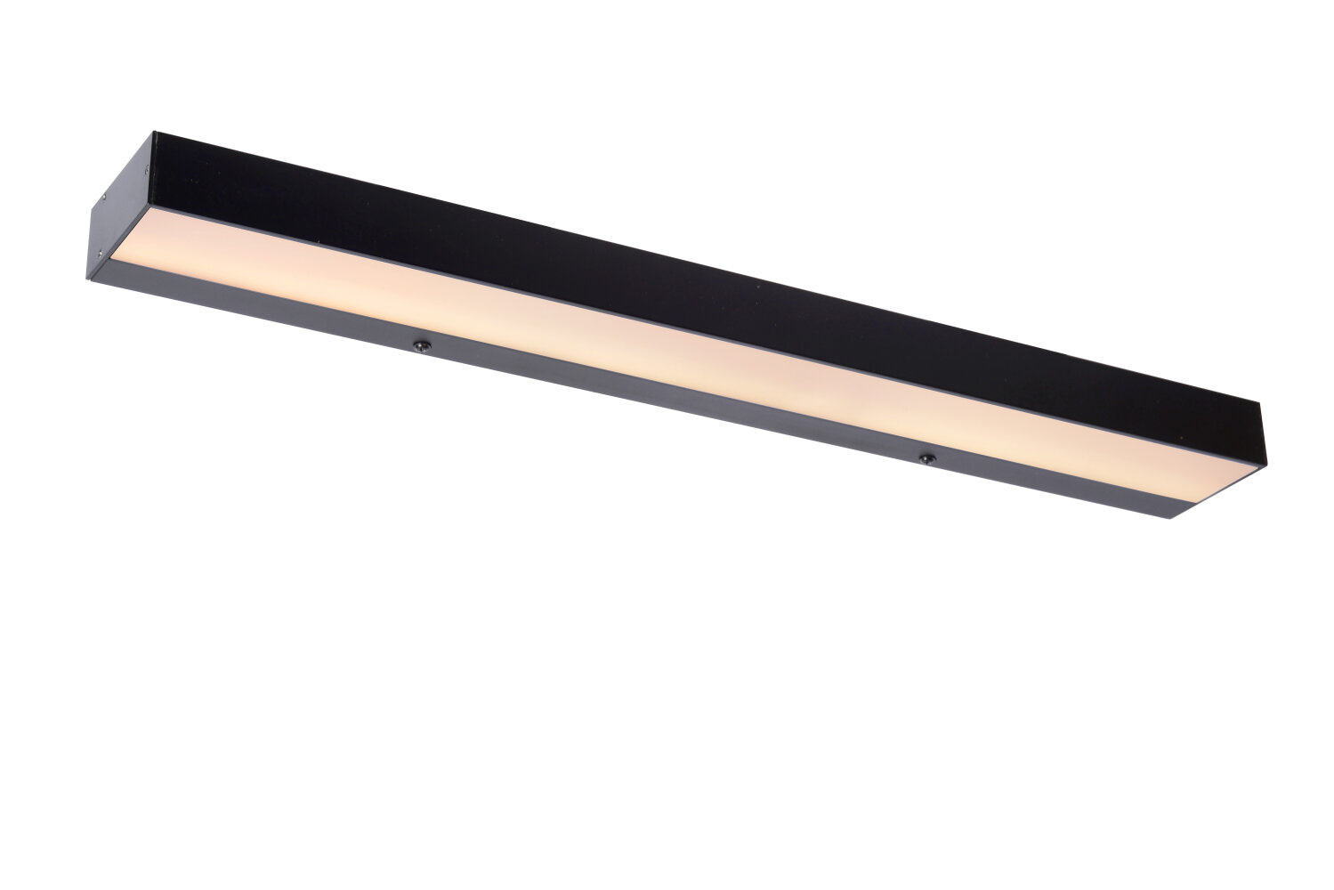 Lucide ALEXA - Wandlamp Badkamer - LED - 1x8W 2700K - IP44 - Zwart