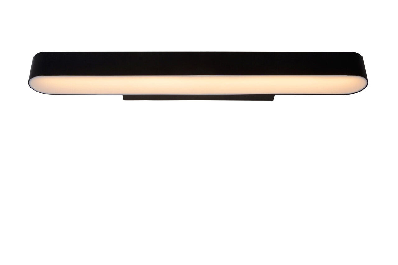 Lucide MADELON - Wandlamp Badkamer - LED - 1x9W 2700K - IP44 - Zwart Lucide MADELON - Wandlamp Badkamer - LED - 1x9W 2700K - IP44 - Zwart