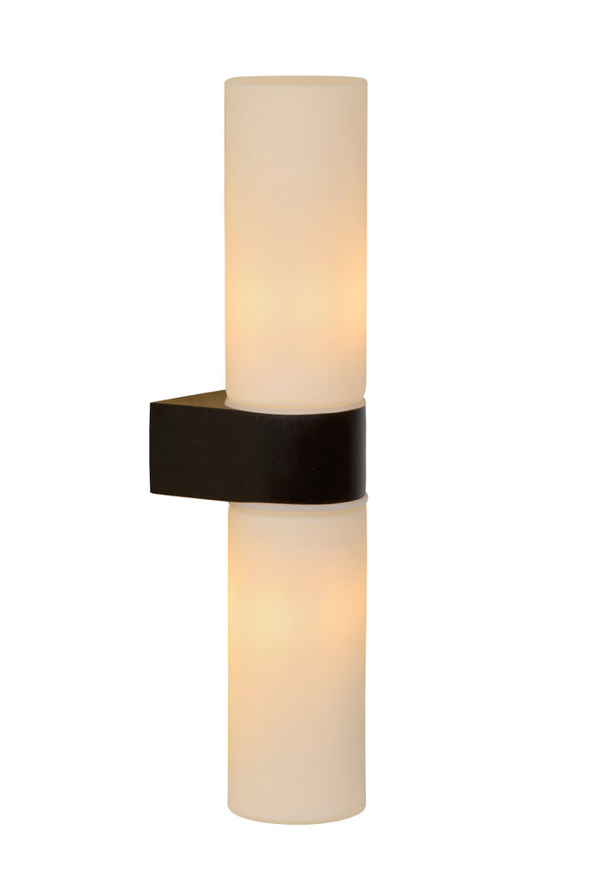 Lucide JESSE - Wandlamp Badkamer - 2xG9 - IP44 - Zwart Lucide JESSE - Wandlamp Badkamer - 2xG9 - IP44 - Zwart