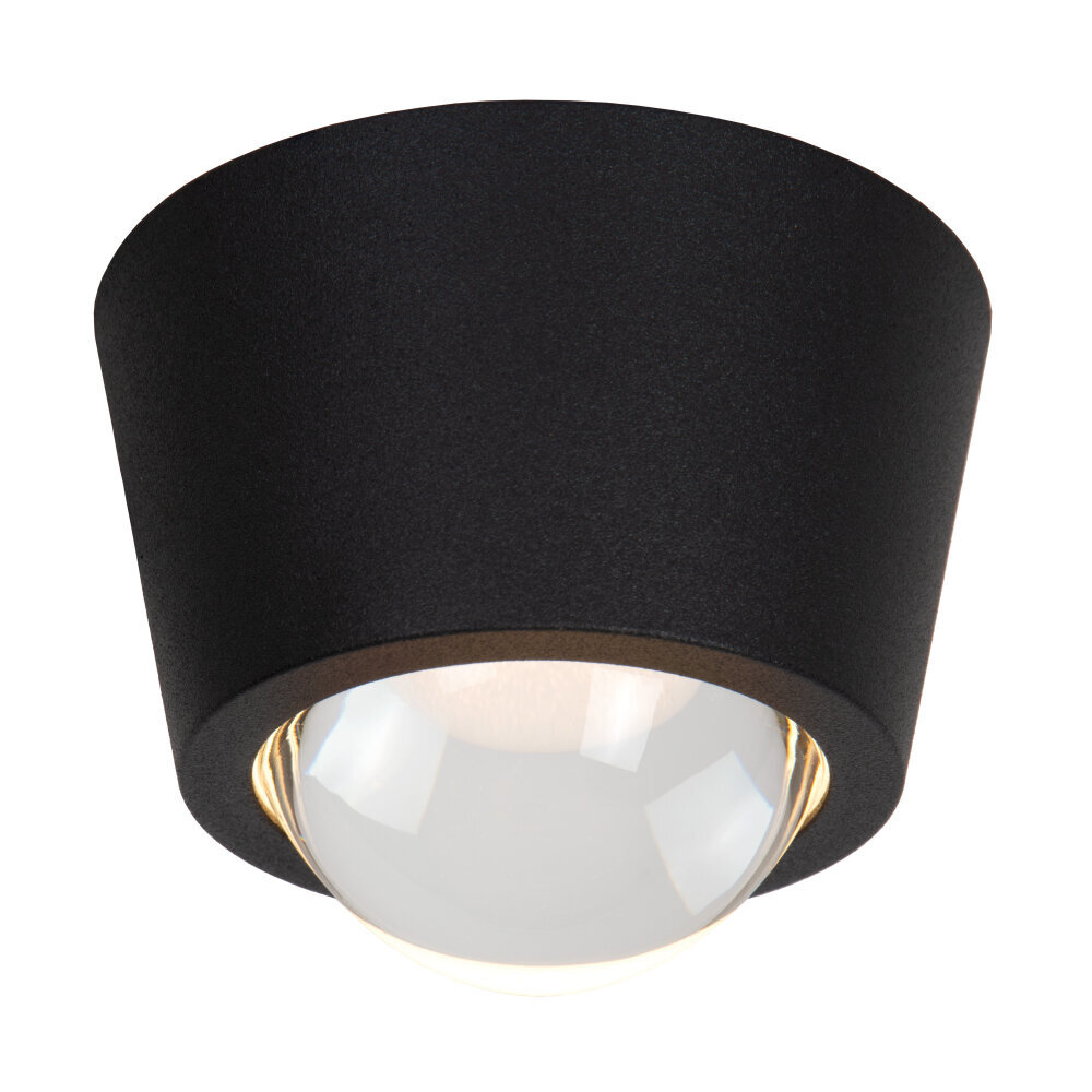 Lucide RIGON - Plafonnière - Ø 9 cm - LED - 1x6W 3000K - Zwart Lucide RIGON - Plafonnière - Ø 9 cm - LED - 1x6W 3000K - Zwart