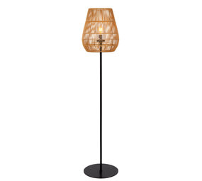 Lucide NERIDA - Vloerlamp Binnen/Buiten - Ø 35 cm - 1xE27 - IP44 - Naturel