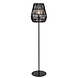 Lucide NERIDA - Vloerlamp Binnen/Buiten - Ø 35 cm - 1xE27 - IP44 - Zwart
