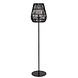 Lucide NERIDA - Vloerlamp Binnen/Buiten - Ø 35 cm - 1xE27 - IP44 - Zwart