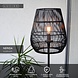 Lucide NERIDA - Vloerlamp Binnen/Buiten - Ø 35 cm - 1xE27 - IP44 - Zwart