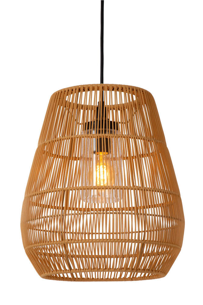 Lucide NERIDA - Hanglamp Binnen/Buiten - Ø 35 cm - 1xE27 - IP44 - Geschikt voor vide en hoge plafonds - Naturel Lucide NERIDA - Hanglamp Binnen/Buiten - Ø 35 cm - 1xE27 - IP44 - Geschikt voor vide en hoge plafonds - Naturel