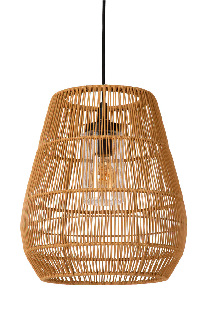 Lucide NERIDA - Hanglamp Binnen/Buiten - Ø 35 cm - 1xE27 - IP44 - Geschikt voor vide en hoge plafonds - Naturel Lucide NERIDA - Hanglamp Binnen/Buiten - Ø 35 cm - 1xE27 - IP44 - Geschikt voor vide en hoge plafonds - Naturel