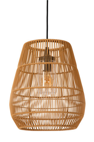 Lucide NERIDA - Hanglamp Binnen/Buiten - Ø 35 cm - 1xE27 - IP44 - Geschikt voor vide en hoge plafonds - Naturel Lucide NERIDA - Hanglamp Binnen/Buiten - Ø 35 cm - 1xE27 - IP44 - Geschikt voor vide en hoge plafonds - Naturel