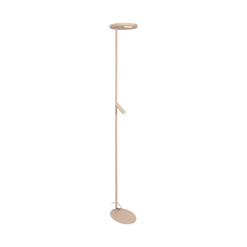 Lucide ORTOLAN - Vloerlamp - LED Dimb. - CCT - 2700K/4000K - Taupe - Essential