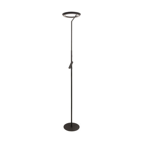 Lucide CELESTE - Vloerlamp - Ø 28 cm - LED Dimb. - 2700K - Zwart - Essential