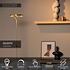 Lucide CELESTE - Vloerlamp - Ø 28 cm - LED Dimb. - 1x21W 2700K - Mat Goud / Messing