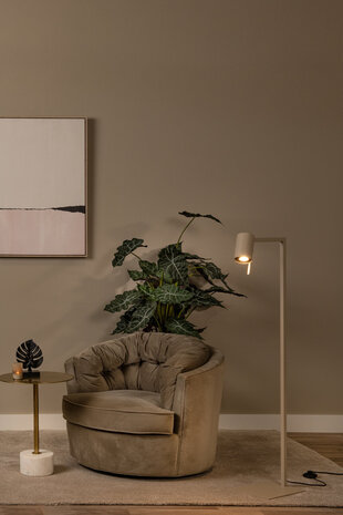 Lucide LESLEY - Leeslamp - 1xGU10 (MR16) - Taupe